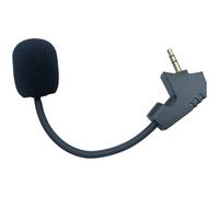 Microfono di ricambio per cuffie da gioco con cavo Y480 con spina da 3,5 mm con cancellazione del rumore, custodia in spugna nera