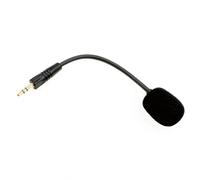 Microfono di ricambio per cuffie H2002d incorpora in schiuma antivento 3,5 mm spine chiare voce cattura metallo alloggiamento microfoni in metallo per cuffie