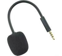 Microfono di ricambio per ROG per cuffie da gioco Strix, microfono a braccio con cancellazione del rumore con jack TRRS da 3,5 mm, accessorio connettore flessibile in metallo per II e altri modelli