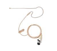 Microfono di ricambio professionale in miniatura/auricolare per sistema di cuffie wireless Shure BLX14/PGA31, condensatore omnidirezionale, connettore XLR mini ta4f a 4 pin, marrone chiaro