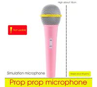 Microfono di scena, un microfono da canto realistico e cool, super figo e conveniente, divertente e nuovo, adatto per Ognissanti, intrattenimento natalizio, oggetto unico e interessante, strumento per