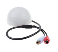 Microfono di sicurezza compatto per sistemi CCTV compatibile con telecamere AHD DVR e IP con audio chiaro pickup