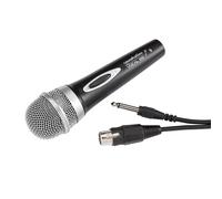 Soundsation Microfono dinamico VOCAL-100 Cardioide per canto e karaoke con cavo XLR-jack 5 m