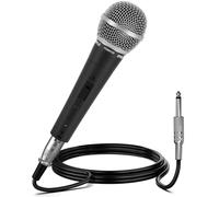MICROFONO DINAMICO CARDIOIDE PROFESSIONALE CON INTERRUTTORE PER CANTANTI E MUSIC