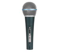 Microfono Dinamico In Metallo con Cavo per Karaoke, Canto, Matrimonio, DJ, Discorso, Blu Scuro, 6,5 Mm,