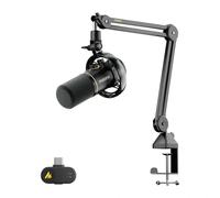 Microfono dinamico Maono PD200WS USB, XLR e wireless, nero