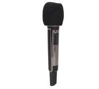 Microfono Dinamico Wireless UHF Microfono Cordless a Lungo Raggio con Ricevitore per Karaoke Ed Eventi Nuziali Finitura in Metallo