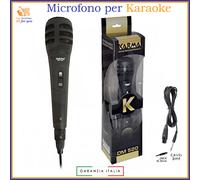 Microfono dinamico xlr per karaoke cantare a gelato filo unidirezionale palmare