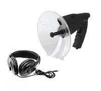 Microfono direzionale parabolico dispositivo di ascolto 100 metri monoculare con ingrandimento 8x, amplificatore acustico registrazione con cuffie per bird watching, osservazione degli animali