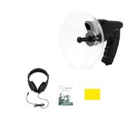 Microfono direzionale parabolico, dispositivo di ascolto con ingrandimento 8x, microfono direzionale, distanza di registrazione, 100 m, dispositivo di osservazione degli uccelli con cuffie, per