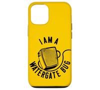 Microfono divertente Watergate Era Bugged Retro Politico Umorismo Custodia per iPhone 12/12 Pro