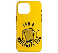 Microfono divertente Watergate Era Bugged Retro Politico Umorismo Custodia per iPhone 16 Pro Max