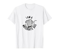 Microfono Divertente Watergate Era Bugged Retro Politico Umorismo Maglietta