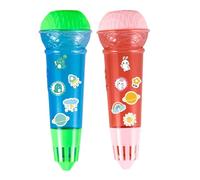 Microfono eco per bambini | Giocattolo macchine karaoke per bambini | Divertenti microfoni eco che cantano giocattolos | Giocattolo educativo microfono cambio vocale sviluppo parlato per bambinis