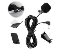 Microfono Esterno Auto, 3,5 mm, Compatibile con Sony JVC Kenwood, Bluetooth, U-Mount, Adesivo, Plug-and-Play