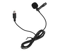 Microfono Esterno Clip On Mic con Cavo Adattatore, Mini USB Lavalier Microfono Sportivo con Risvolto, Microfono Esterno Stereo USB Professionale per 3/3+/4