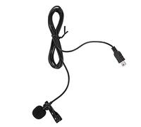 Microfono Esterno Mini USB Portatile con Clamp/Holder per Collare per Hero, Uscita Stereo Omnidirezionale