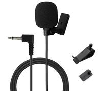 Microfono Esterno per Autoradio da 3,5 mm, Plug & Play Microfono Autoradio con Bluetooth Abilitato - Compatibile con Alpine JVC Kenwood Sony Jensen Boss, per stereo radio GPS e DVD