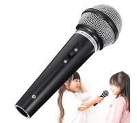 Microfono falso - Prop Microfono | Toy, Simulation Prop for Speech Practice and Karaoke | Fun Costume Party Gift Microphones for Kids and Adults, Karaoke Party Gift