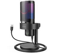 Microfono Fifine A9 USB-C multipattern con base, filtro antipop e RGB
