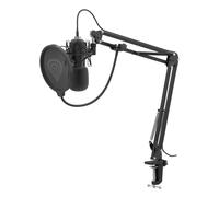 Microfono GENESIS Radium 400 G2 USB cardioide 24 bit 192 kHz nero metallico