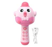 Microfono Giocattolo 2 in 1 Forma Gallina Musicale Portatile