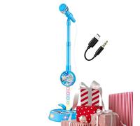 Microfono giocattolo a piedistallo per bambini Accessori per giochi di | microfono con amplificatore della voce per ragazzi, festa di compleanno con canto, all'aperto, scuola