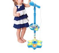 Microfono Giocattolo Accessori Canto Senza Fili con Colorate | Microfono Bambino Con Supporto Per Ragazze Ragazzi Compleanno Spettacolo Scena Casa Immaginazione
