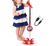 Microfono giocattolo per bambini Accessori per Cantare ad Altezza | Macchina karaoke con supporto per cantare insieme Bambine e Bambini a Casa Canto Scuola Festa Viaggio