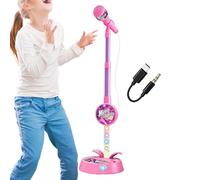 Microfono giocattolo per bambini accessorio da di ruolo e canto, ad altezza | microfono con amplificatore della voce Feste di compleanno, canto in casa, a scuola e all'aperto