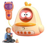 Microfono giocattolo per bambini - Bambini Musica Microfono Wireless Altoparlante integrato Giocattolo per la prima educazione per la canzone