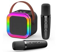 Microfono giocattolo per studenti per ragazze di 3-12 anni, regalo di compleanno per ragazze adolescenti che cantano microfono karaoke con luci e cambia voce, perfetto per bambini e preadolescenti