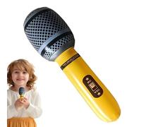 Microfono gonfiabile - microfono gonfiabile per bambini adulti | I colori assortiti fanno saltare oggetti di scena del microfono | Mic Toy per la decorazione educativa e leggera di canto per il concer