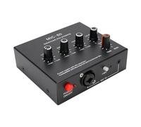 Microfono Guadagno Booster, Preamplificatore Microfono Xlr 3,5 Mm 6,35 Mm Ingressi Indicano la Lega di Alluminio del Circuito Bilanciato per i Record di Linguaggio per il Condensatore Dinamico (#1)