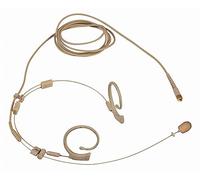 microfono headset Proel HCM12EK bi-aurale back-electret ambra con adattatori