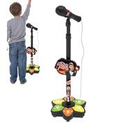 Microfono In Piedi Per Bambini | Macchina Karaoke con LED,Microfono Cantante per Karaoke | Per Ragazzi e Ragazze, Aula, Viaggio, Sala Giochi, Casa, Festa, Compleanno, Giorno dei Bambini