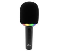 media-tech Microfono per karaoke con altoparlante Bluetooth MT399 Lettore MP3 Funzione eco 5 modalità di cambio voce Retroilluminazione Fino a 4 ore di funzionamento