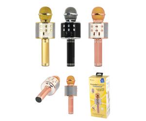 Microfono Karaoke Bluetooth Portatile Holliwood con Comandi ed Efx 27837