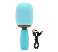 Microfono karaoke con Bluetooth 5.0, altoparlante, effetti sonori magici, supporto per il canto in duetto, microfono wireless portatile per auto,