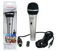 Microfono Karaoke Dinamico Thomson Con Cavo Da 3M XLR 6,35Mm 3,5Mm Party DJ