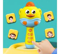 Microfono karaoke giocattolo per bambini, macchina karaoke per picnic, casa,