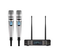 Microfono Karaoke GM1.1 Wireless Versatile Frequenza UHF Trasmissione Audio Stabile For Spettacoli Di Feste, Insegnamenti, Matrimoni Riproduzione Chiara Del Suono