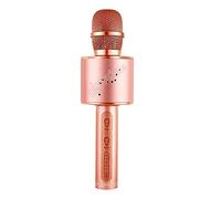 Microfono Karaoke Palmare Portatile Mic Casa KTV Player Audio per la Musica Giocare Canto Registrazione Compatibile Nero