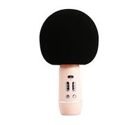 Microfono Karaoke per bambini Adulti Portatile Mic Altoparlante Macchina KTV Casa PC Smartphone per Partito Canto Registrazione Rosa