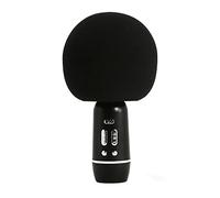 Microfono Karaoke per bambini Adulti Portatile Mic Altoparlante Macchina KTV Casa PC Smartphone per Partito Canto Registrazione Nero