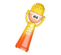Microfono karaoke per bambini, microfono giocattolo, simpatici microfoni karaoke senza fili con luce, giocattolo musicale sensoriale a cambio voce divertente, attività di apprendimento prescolare edu