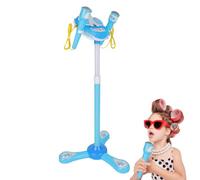 Microfono karaoke per bambini - Microfono per bambini wireless, microfono per playset | Microfono cantante compatto multifunzionale, regalo di microfono in piedi per bambini per il compleanno