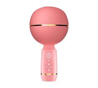Microfono Karaoke per Bambini Portatile Mic Altoparlante Macchina Casa KTV Player Dispositivi compatibili per il canto Oro Rosa