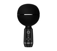 Microfono Karaoke per Bambini Portatile Mic Speaker Macchina Casa KTV Player Dispositivi compatibili per il canto Nero