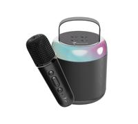 Microfono karaoke Techmade Gembird wireless bluetooth 5.1 LED micro SD radio FM